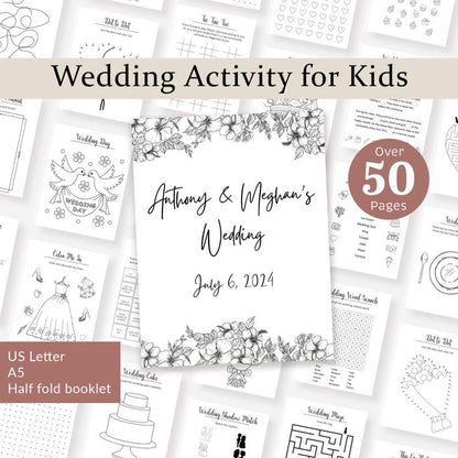 Wedding Fun For Kids: Interactive Activity & Coloring Book