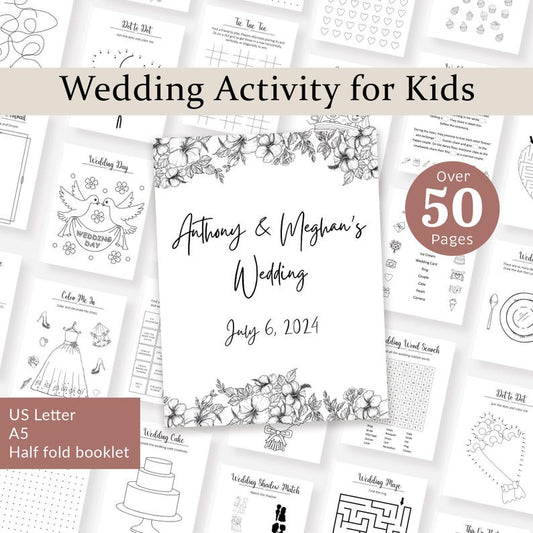 Wedding Fun For Kids: Interactive Activity & Coloring Book