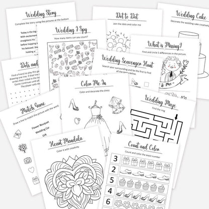 Wedding Fun For Kids: Interactive Activity & Coloring Book