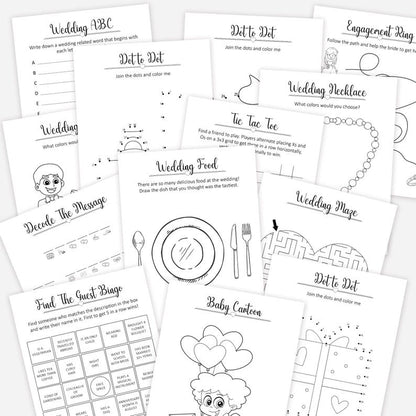 Wedding Fun For Kids: Interactive Activity & Coloring Book