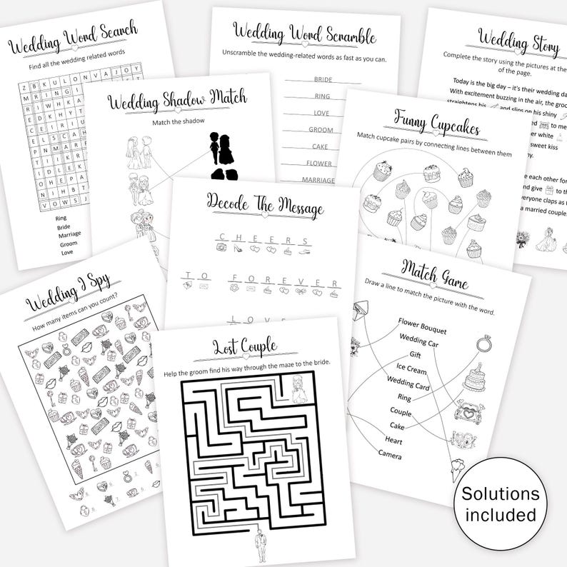 Wedding Fun For Kids: Interactive Activity & Coloring Book